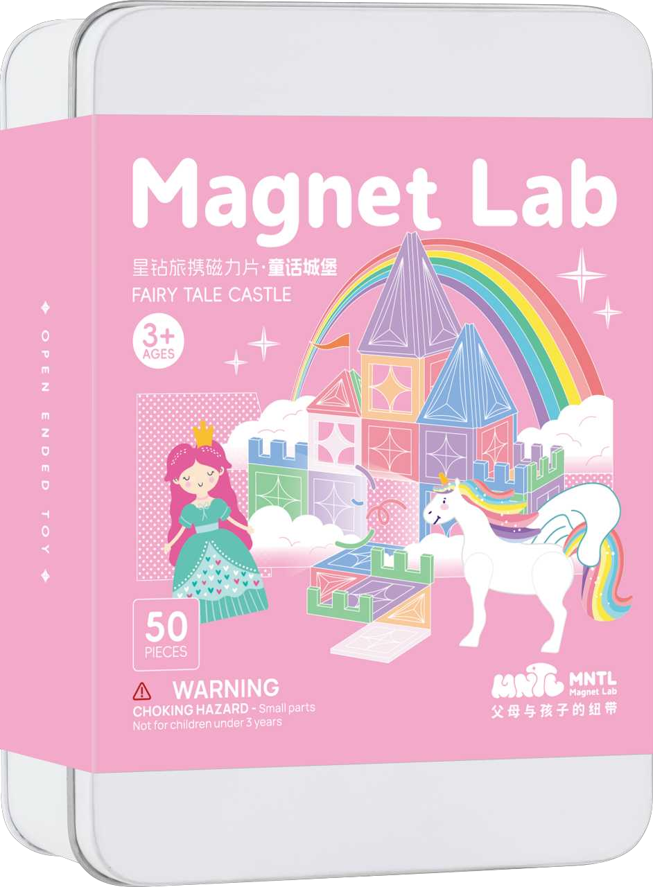 童话城堡收纳铁盒